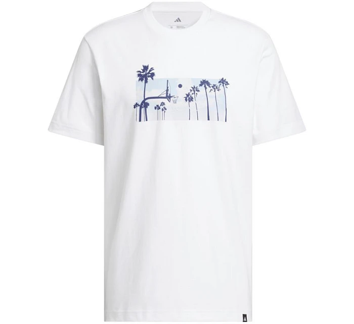 Pánske tričko adidas Summer Sunset Graphic white JZ7544 pánske