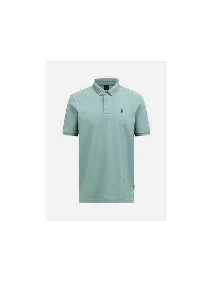 Pánske tričko PEAK PERFORMANCE M Classic Cotton Polo, zelené Pánske tričko PEAK PERFORMANCE M Classic Cotton Polo, zelené