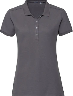 Dámské elastické piqué polo 10. convoy grey model 22473807 - Russell Athletic