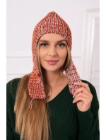 Dámska klapka na uši Jana K314 červená