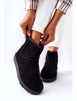 Śniegowce Ocieplane Futerkiem Czarne Vicandi Śniegowce Ocieplane Futerkiem Czarne Vicandi