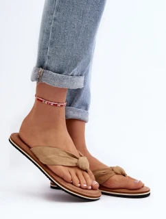 Dámské žabky Big Star model 21647382 Beige - Big Star Shoes