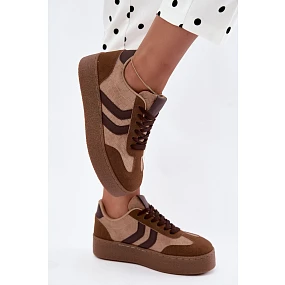 Dámske tenisky na platforme s remienkami Camel Kaya