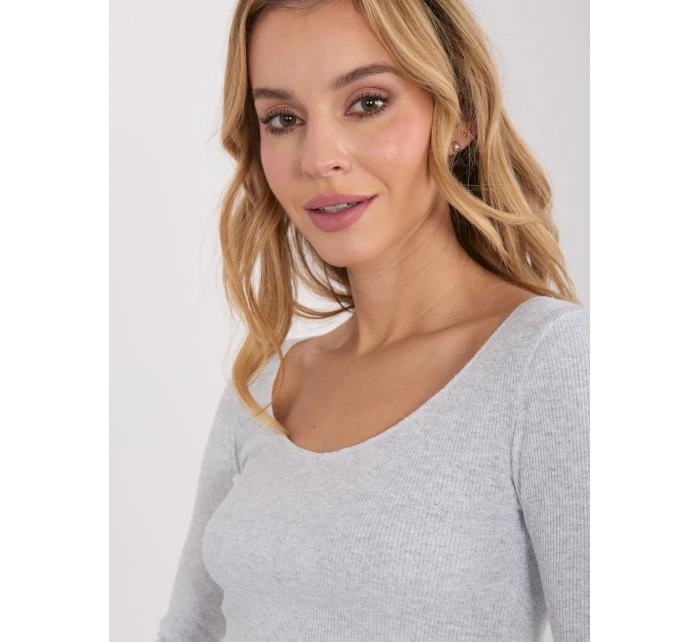 Blúzka WT BZ A1247.25 svetlosivá