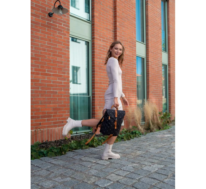 Mestský batoh VUCH Corbin Dotty Black