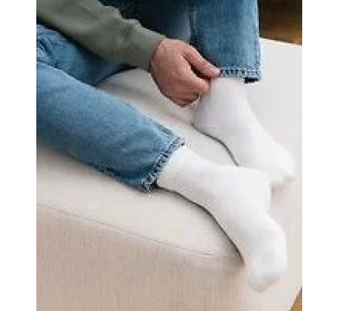 Pánske ponožky Supima art.157 White - Steven Pánske ponožky Supima art.157 White - Steven