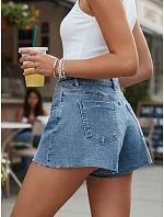 Dámské džínové šortky modré Dstreet model 21977719 - FashionStreet Dámské džínové šortky modré Dstreet model 21977719 - FashionStreet