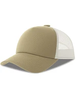 5 panelová Trucker kšiltovka khaki model 22450417 - Atlantis Headwear 5 panelová Trucker kšiltovka khaki model 22450417 - Atlantis Headwear