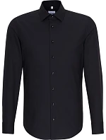 Seidensticker Shirt Slim LSL Košeľa s dlhým rukávom 78.5198 čierna Seidensticker Shirt Slim LSL Košeľa s dlhým rukávom 78.5198 čierna