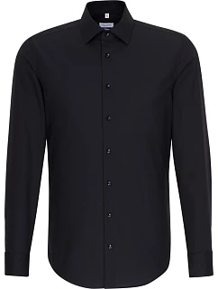 Seidensticker Shirt Slim LSL Košeľa s dlhým rukávom 78.5198 čierna