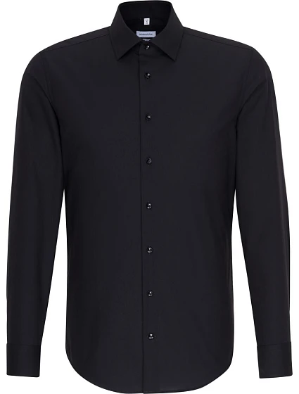 Seidensticker Shirt Slim LSL Košeľa s dlhým rukávom 78.5198 čierna Seidensticker Shirt Slim LSL Košeľa s dlhým rukávom 78.5198 čierna