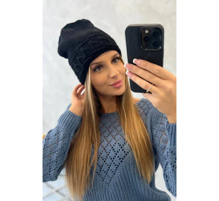 Dámská čepice  černá model 18751595 - K-Fashion