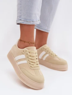 Dámské tenisky na platformě žluté model 21937663 - Boto