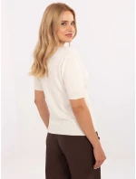 Sweter PM SW PM model 21305670 jasny beżowy - FPrice Sweter PM SW PM model 21305670 jasny beżowy - FPrice