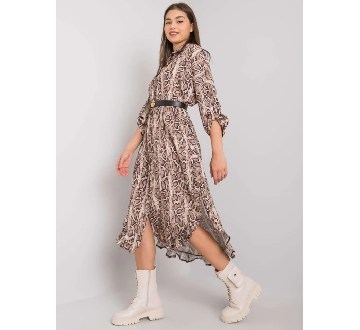 Šaty TW SK BI 32556 1.62P čierna a béžová