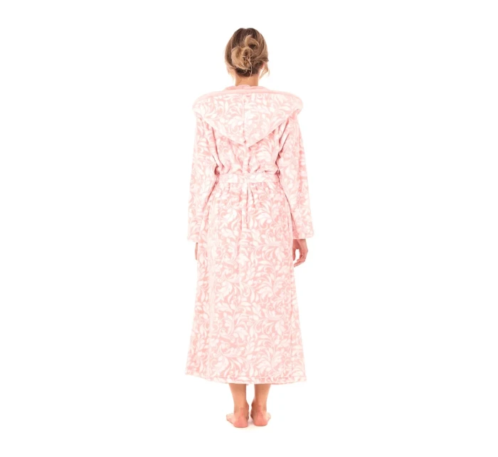 Dámsky župan Flora s kapucňou 3956 3053 pink pearl - Vestis