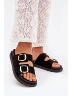 Dámske papuče 222-2 Black - Queen Vivi Dámske papuče 222-2 Black - Queen Vivi