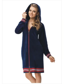 Dámsky župan FR-239 Tmavo modrý - Dorota