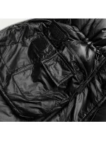 Dámska páperová bunda čierna (ag6-26)