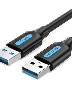 Kábel USB-A na USB-A Vention 0,5 m čierny