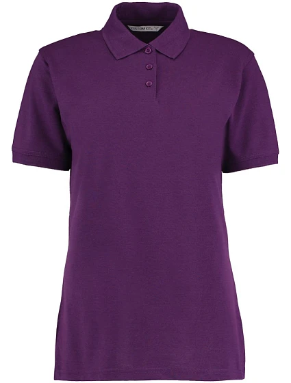 Kustom Kit KK 703 Dámske piqué polo „Superwash“ 43.0703 tmavo fialové Kustom Kit KK 703 Dámske piqué polo „Superwash“ 43.0703 tmavo fialové