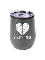Personalizovaný termohrnček „BOWL“ – Dve miesta, jedno srdce