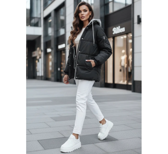 Dámská prošívaná zimní bunda black Dstreet model 21972087 - FashionStreet