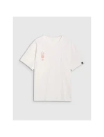 Pánske nadrozmerné tričko s potlačou 4F 4FRSS25TTSHM2652-11S pánske Pánske nadrozmerné tričko s potlačou 4F 4FRSS25TTSHM2652-11S pánske