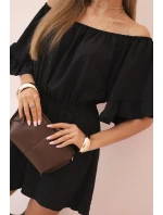 Dámsky bavlnený overal bez rukávov so zaväzovaním v páse ecru