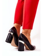 Kožené lodičky Lewski model 21571499 Černé - Boto Kožené lodičky Lewski model 21571499 Černé - Boto