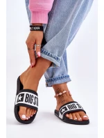 Dámské klasické pantofle Big Star model 21610715 Černá - Big Star Shoes Dámské klasické pantofle Big Star model 21610715 Černá - Big Star Shoes