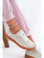 Semišové Nízké Tenisky Dámské Šedé model 21691159 - EVENTO