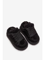 Dětské tenisky s kožíškem Černé model 21718523 - Boto Dětské tenisky s kožíškem Černé model 21718523 - Boto