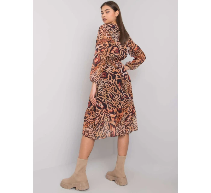 Šaty EM SK  světle hnědá model 16162016 - FPrice