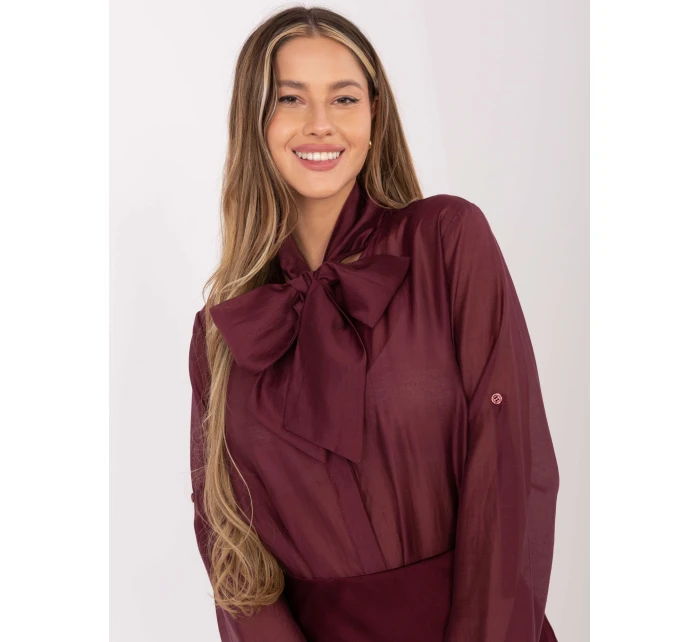 Koszula IT KS model 21786397 bordowy - FPrice