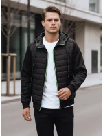 Kurtka męska pikowana czarna model 22007524 - FashionStreet