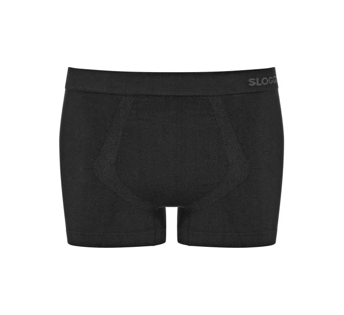 Pánské boxerky GO Smooth Short 2P - BLACK - černé 0004 - SLOGGI