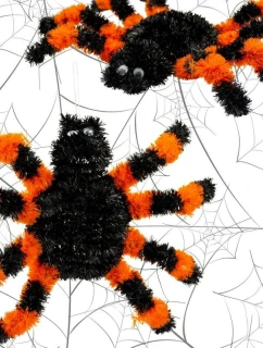 DEKORATÍVNA FIGÚRKA HALLOWEEN PAVÚK ORANŽOVÝ