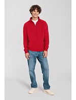 Iconic Premium Zip Neck Sweat Těžká mikina s 1/4 zipem model 22459634 red - Fruit of the Loom