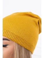 Čepice model 18745378 hořčice - K-Fashion