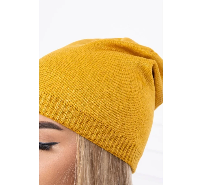 Čepice model 18745378 hořčice - K-Fashion