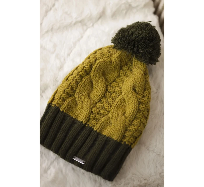 Paris fleecová čiapka K212 kivi+khaki