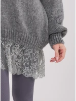 Sweter IN SW model 21782305 ciemny szary - FPrice