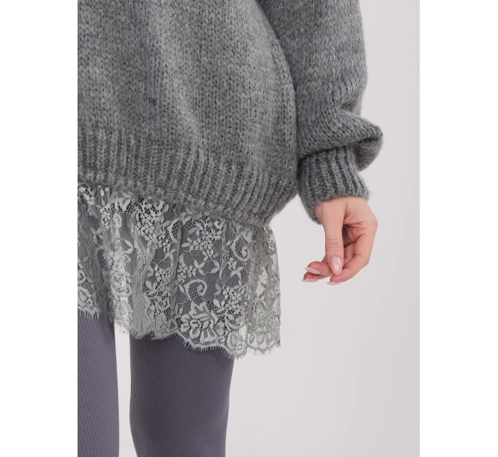 Sweter IN SW model 21782305 ciemny szary - FPrice