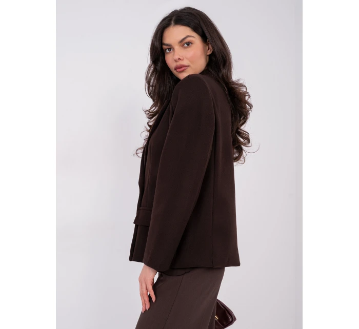 IT KR bunda FL9559.02P tmavohnedá IT KR bunda FL9559.02P tmavohnedá