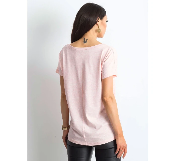 Tričko RV TS model 21474674 světle růžová - FPrice Tričko RV TS model 21474674 světle růžová - FPrice