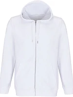 SOL'S Calipso Unisex mikina s kapucňou z hrubej bavlny 25.4237 biela