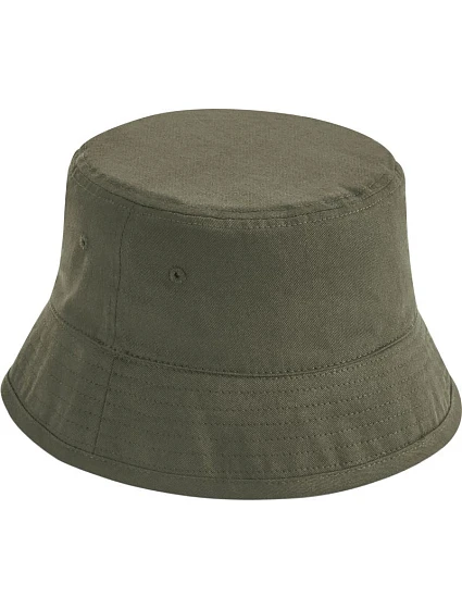 Beechfield B 90N Klobúk „Organic Cotton Bucket Hat“ 53.090N olivovo zelený Beechfield B 90N Klobúk „Organic Cotton Bucket Hat“ 53.090N olivovo zelený