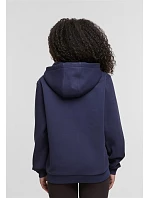 BY 290 Dámská mikina s kapucí z těžké bavlny "Fluffy" model 22469894 navy - Build your Brand