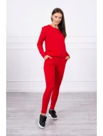 Červená tepláková súprava